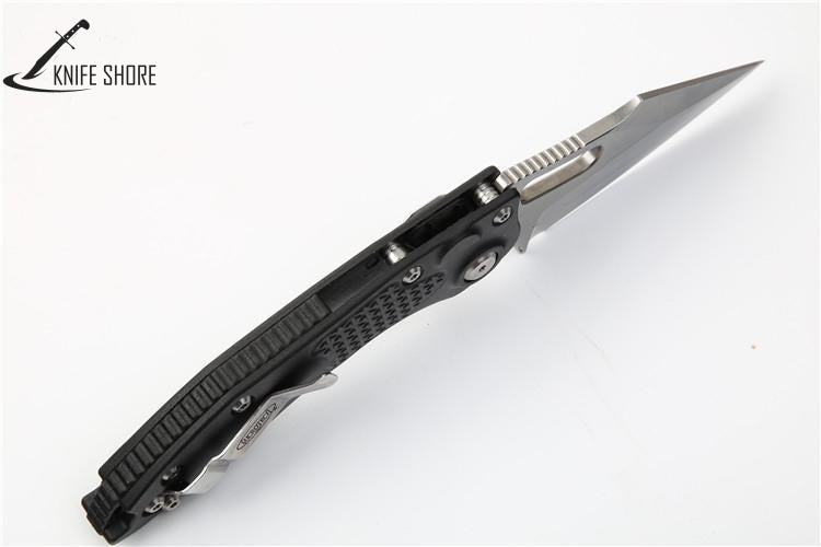 Nylon glass fiber handle Flipper folding knife - knifeshore