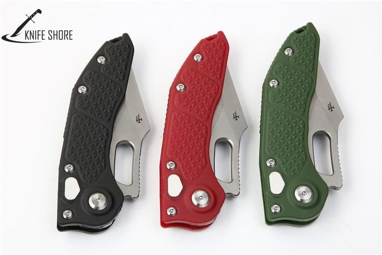 Nylon glass fiber handle Flipper folding knife - knifeshore