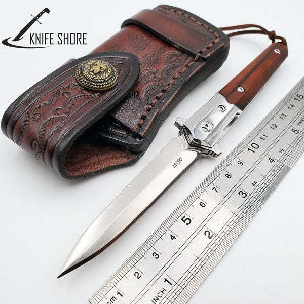 AUSTRIA IRONWOOD HANDLE HUNTING SHORT SWORD - knifeshore