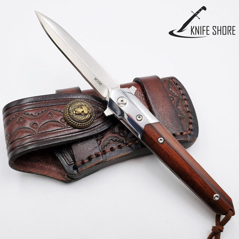 AUSTRIA IRONWOOD HANDLE HUNTING SHORT SWORD - knifeshore