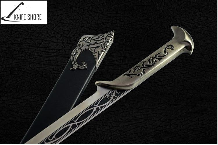 Film Television Animation Lord Of The Rings Sword Hobbit Anti -Body Weapons Home Decoration Crafts Not Open Blade Christmas Gift - knifeshore