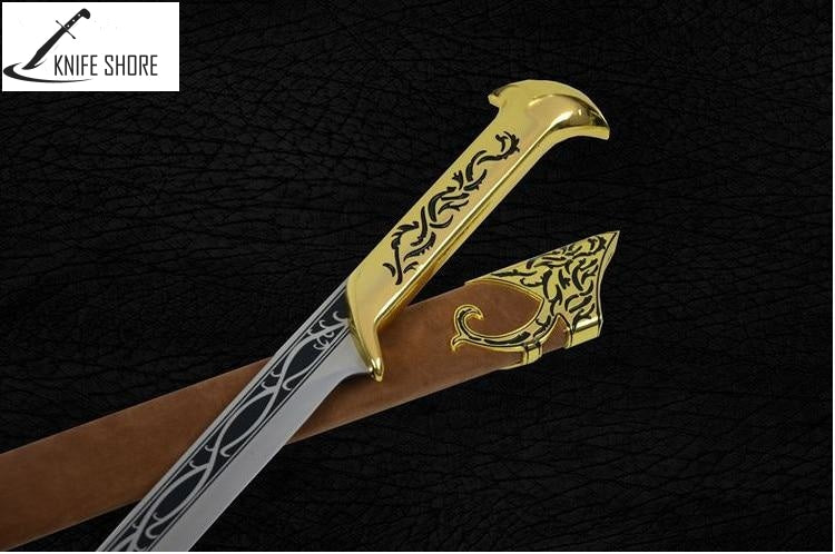 Film Television Animation Lord Of The Rings Sword Hobbit Anti -Body Weapons Home Decoration Crafts Not Open Blade Christmas Gift - knifeshore