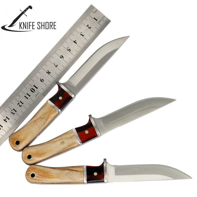 Tactical Hunting Knives Stainless Steel Fixed Blade - knifeshore