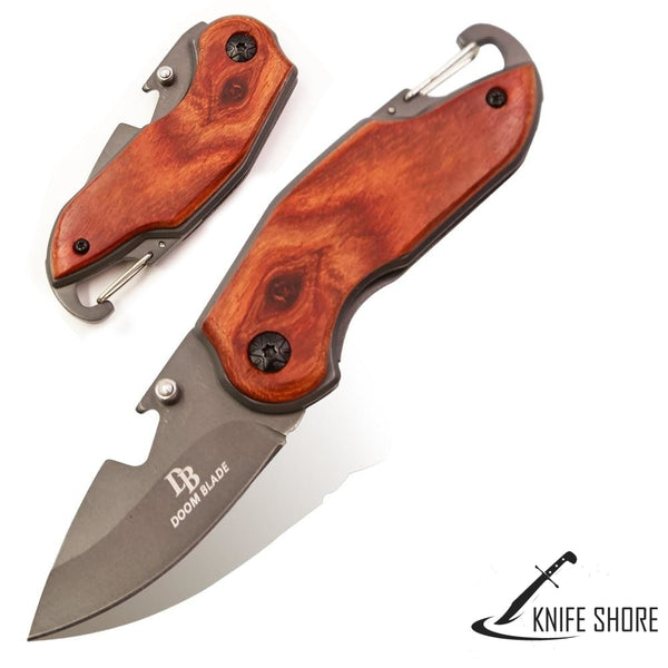 5Cr17 Steel Combat Hunting Tactical Survival Knives with Wood Handle - knifeshore