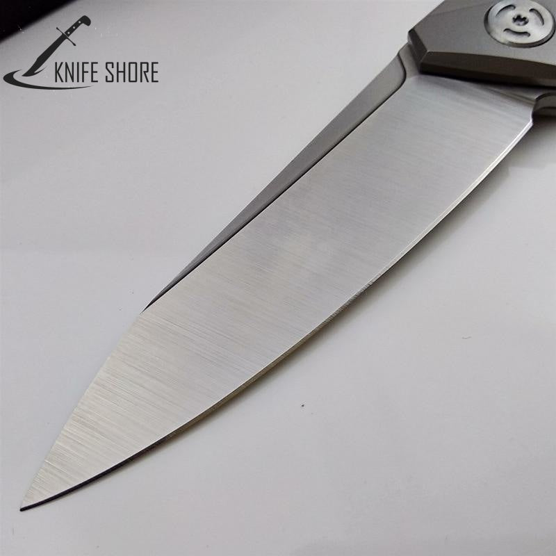 feiying folding D2 titanium handle pocket tactical knives - knifeshore