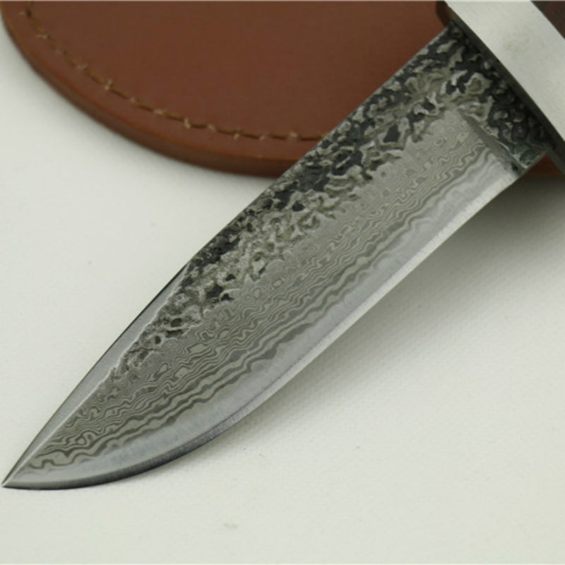 HANDEMADE HIGH CARBON STEEL HUNTING KNIFE - knifeshore