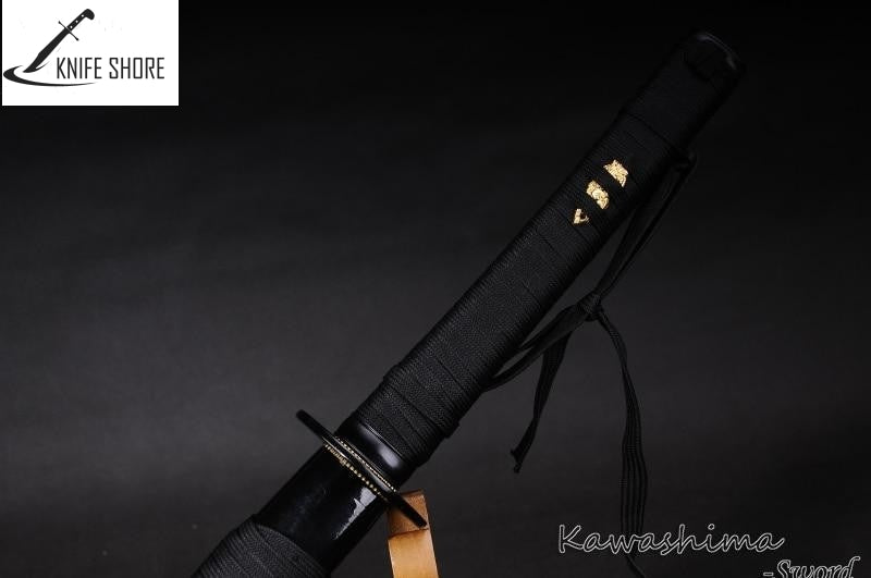 HANDMADE FULL TANG KATANA 1095 STEEL REAL SAMURAI SWORD - knifeshore