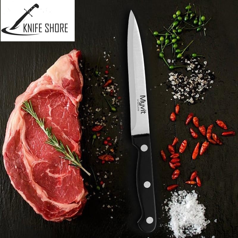 HIGH CARBON STAINLESS STEEL 3.5, 5, 5.8 INCH 3 PIECES SET 3CR13 420C JAPANESE CHEF KNIFE - knifeshore