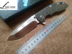 TACTICAL FOLDING KNIFE WITH TITANIUM HANDLE - knifeshore