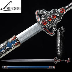 HANDMADE ANIME COS PROPS DECORATION METAL CRAFT SWORD - knifeshore