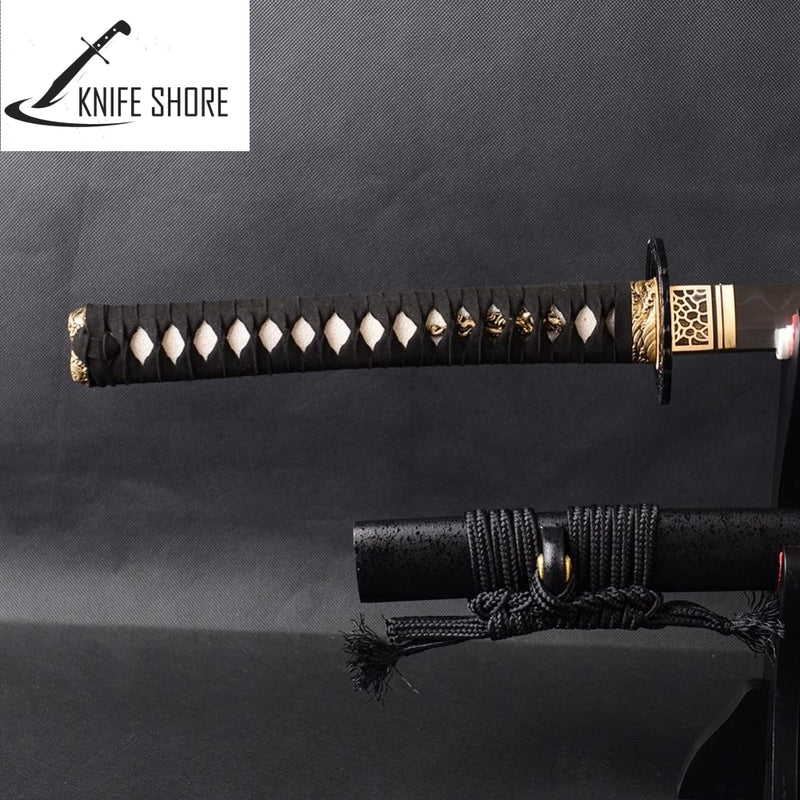 BRANDON SWORDS HANDMADE KATANA DAMASCUS STEEL SAMURAI SWORD - knifeshore