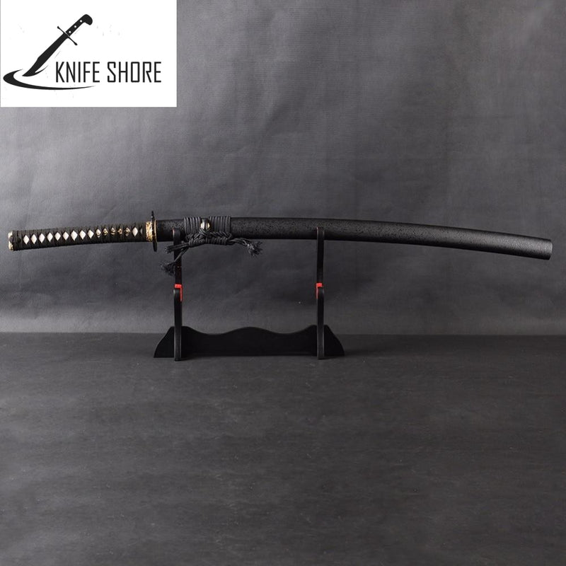 BRANDON SWORDS HANDMADE KATANA DAMASCUS STEEL SAMURAI SWORD - knifeshore