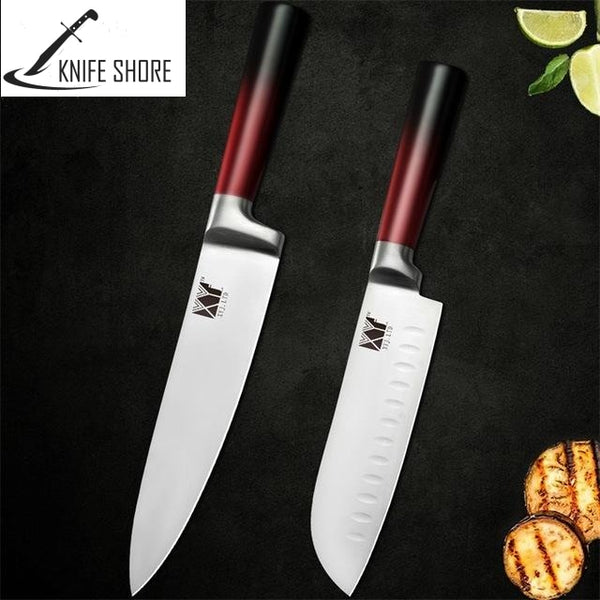 HIGH QUALITY STAINLESS STEEL NON-STICK BLADE KNIVES SET - knifeshore