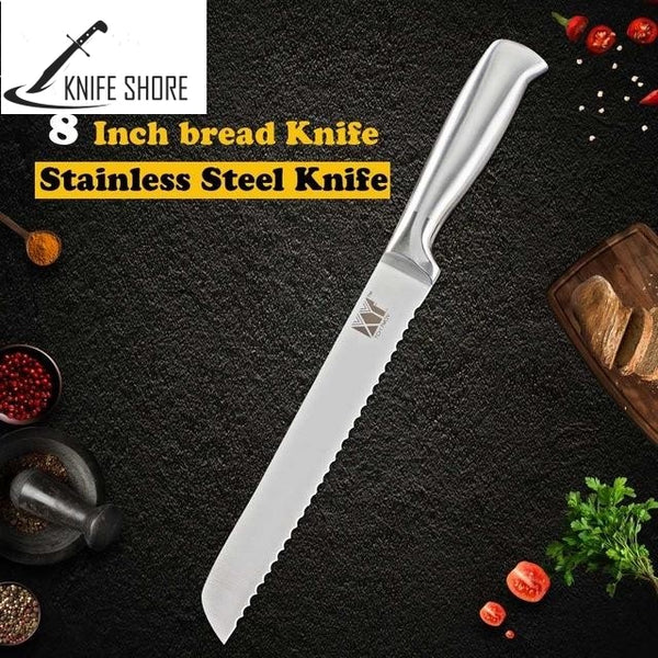 STAINLESS STEEL KNIFE SETS, STAND & SHARPENER - knifeshore