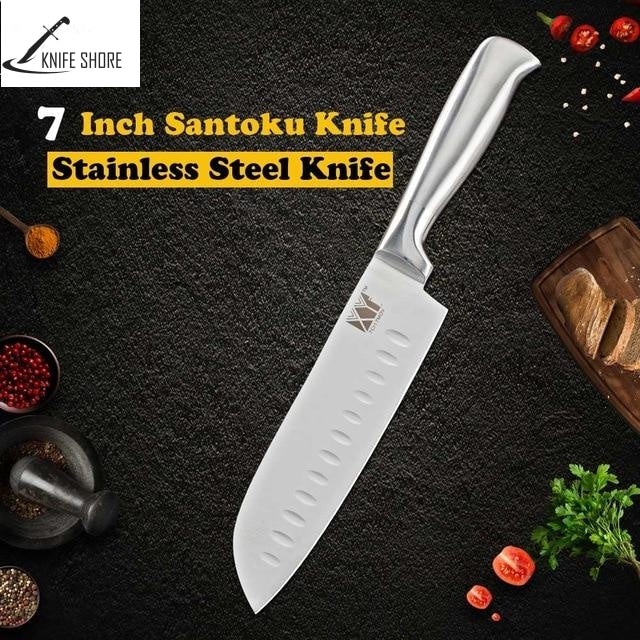 STAINLESS STEEL KNIFE SETS, STAND & SHARPENER - knifeshore