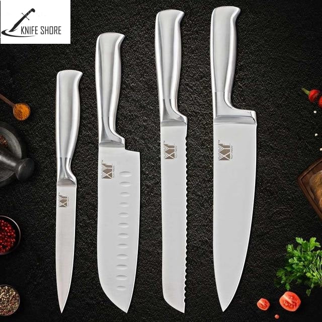 STAINLESS STEEL KNIFE SETS, STAND & SHARPENER - knifeshore