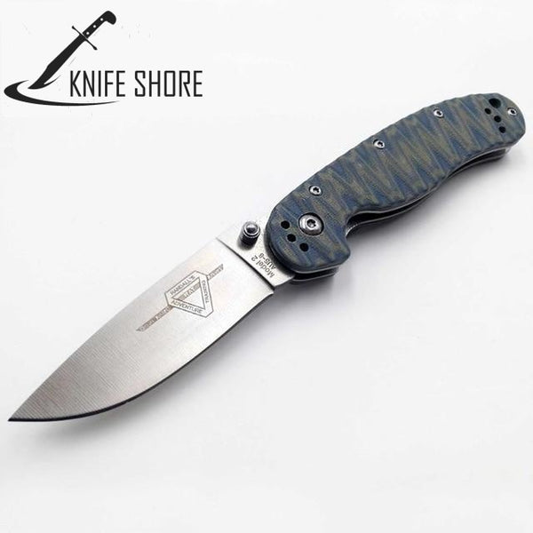 FOLDING KNIFE AUS-8 BLADE - knifeshore