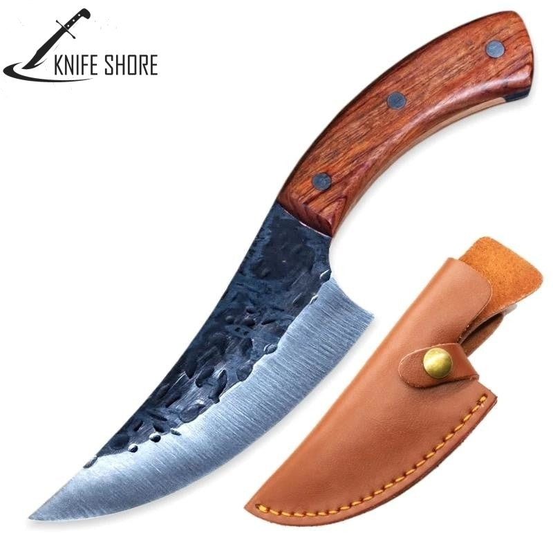 HANDMADE HIGH CARBON STEEL HUNTING KNIFE - knifeshore