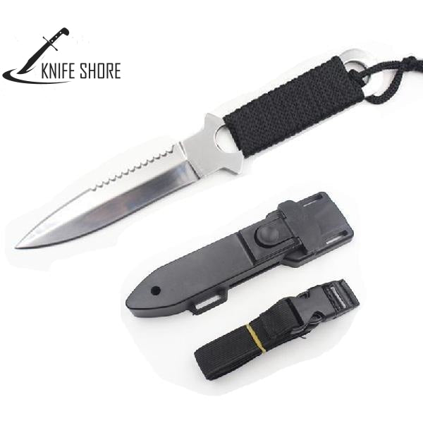 STAINLESS STEEL FIXED BLADE SURVIVAL TACTICAL KNIFE - knifeshore