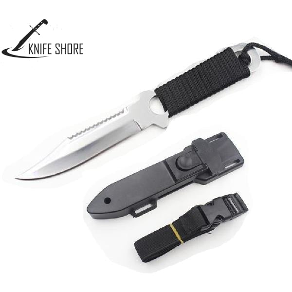 STAINLESS STEEL FIXED BLADE SURVIVAL TACTICAL KNIFE - knifeshore