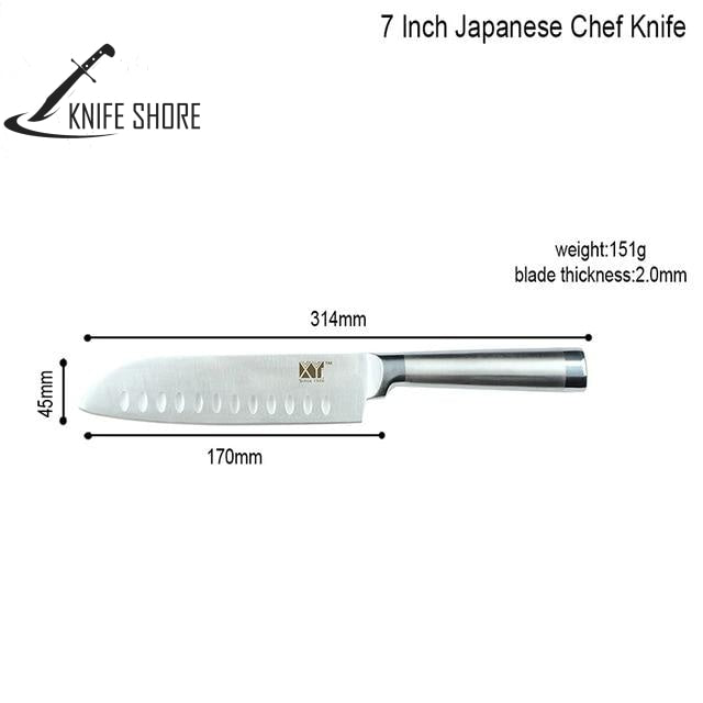 STAINLESS STEEL KITCHE KNIFE SET - knifeshore