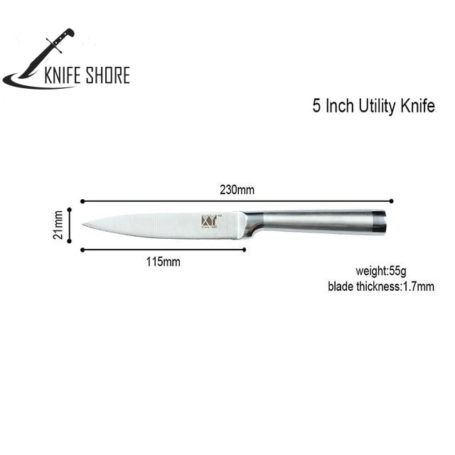 STAINLESS STEEL KITCHE KNIFE SET - knifeshore