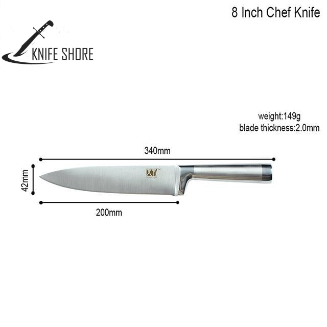 STAINLESS STEEL KITCHE KNIFE SET - knifeshore