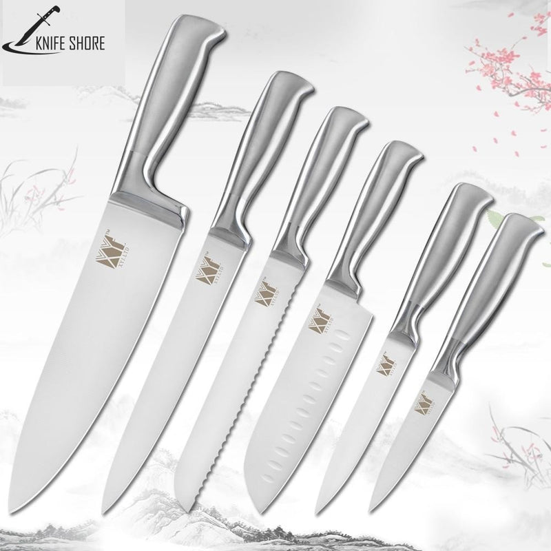 GERMAN STYLE STAINLESS STEEL KITCHEN KNIFE SETS - knifeshore