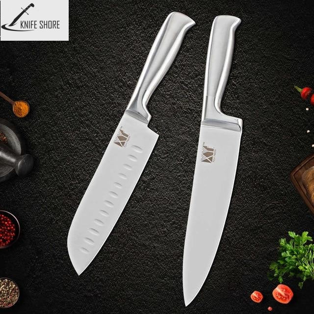 GERMAN STYLE STAINLESS STEEL KITCHEN KNIFE SETS - knifeshore